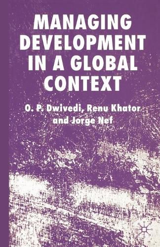 Cover image for Managing Development in a Global Context