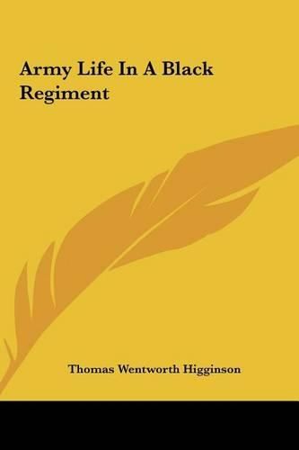 Cover image for Army Life in a Black Regiment