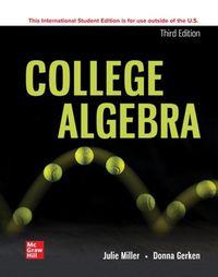 Cover image for ISE College Algebra