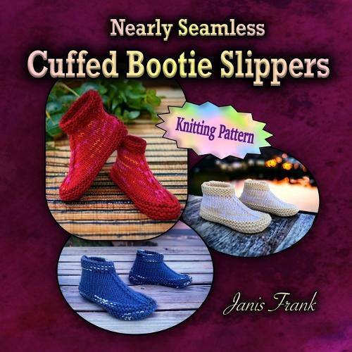 Cover image for Nearly Seamless Cuffed Bootie Slippers for Adults