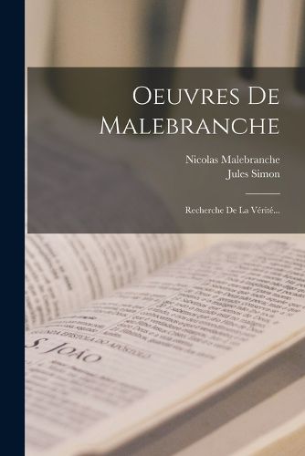Cover image for Oeuvres De Malebranche