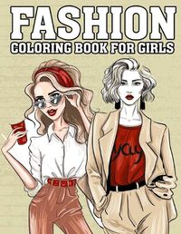 Cover image for Fashion Coloring Book For Girls