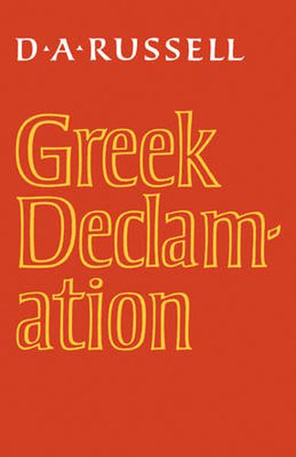 Cover image for Greek Declamation