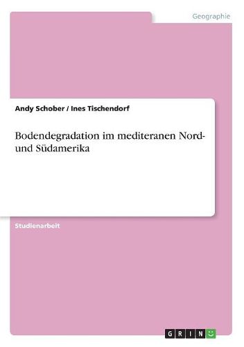 Cover image for Bodendegradation Im Mediteranen Nord- Und Sudamerika