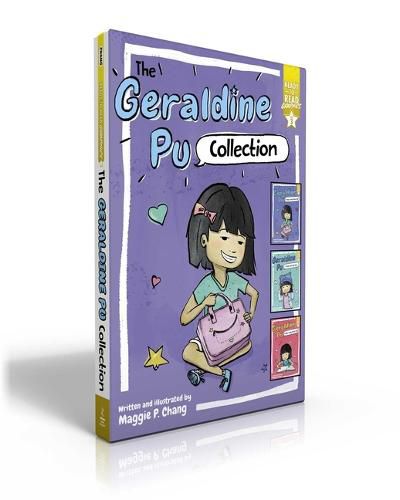 Cover image for The Geraldine Pu Collection: Geraldine Pu and Her Lunch Box, Too!; Geraldine Pu and Her Cat Hat, Too!; Geraldine Pu and Her Lucky Pencil, Too!