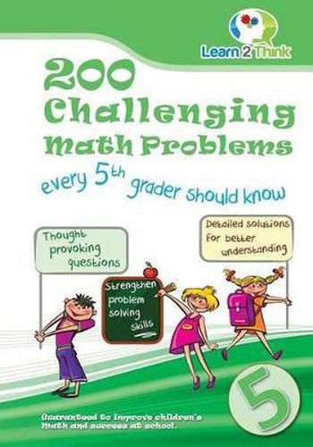 Cover image for 200 Challenging Math Problems every 5th grader should know