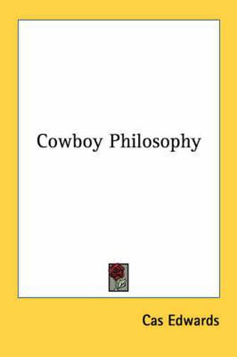 Cover image for Cowboy Philosophy