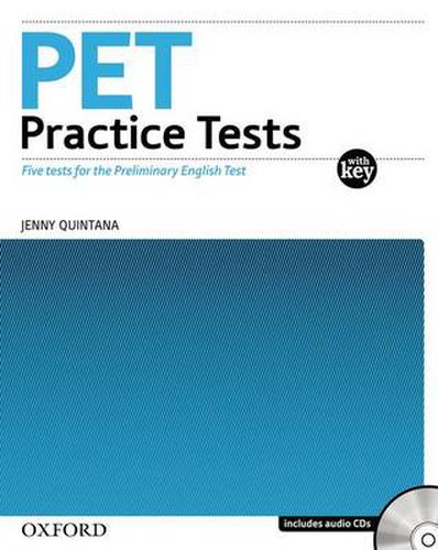 Cover image for PET Practice Tests:: Practice Tests With Key and Audio CD Pack