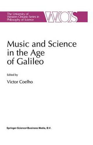 Cover image for Music and Science in the Age of Galileo