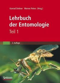 Cover image for Lehrbuch der Entomologie