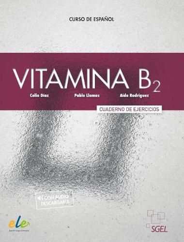 Cover image for Vitamina: Cuaderno de ejercicios + audio descargable + licencia digital (B2)