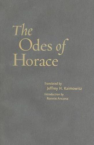 Cover image for The Odes of Horace