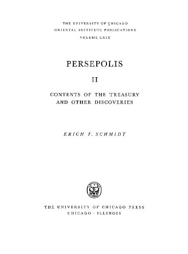 Cover image for Persepolis II: Contents of the Treasury and Other Discoveries