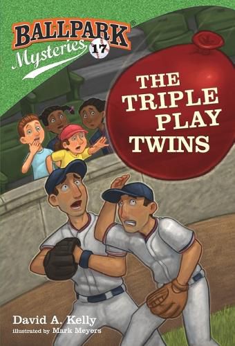 Cover image for Ballpark Mysteries #17: The Triple Play Twins