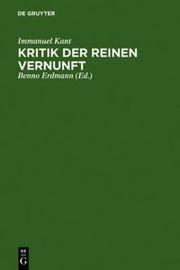 Cover image for Kritik Der Reinen Vernunft: [Hauptband]