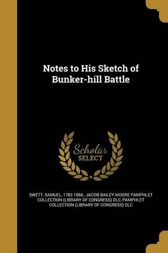 Cover image for Notes to His Sketch of Bunker-hill Battle