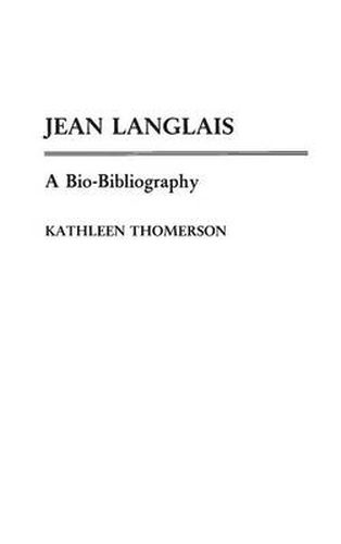 Cover image for Jean Langlais: A Bio-Bibliography