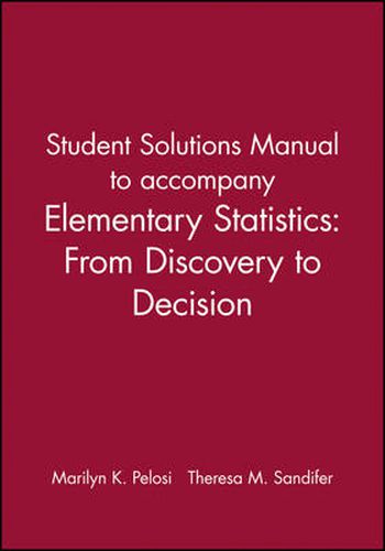 Cover image for Elementary Statistics: from Discovery to Decision