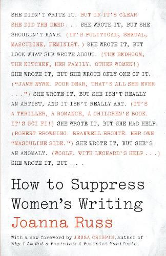 How to Suppress Women's Writing