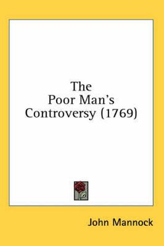 Cover image for The Poor Man's Controversy (1769)