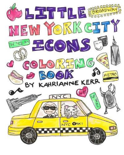 Cover image for Little New York City Icons Coloring Book