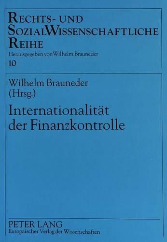Cover image for Internationalitaet Der Finanzkontrolle