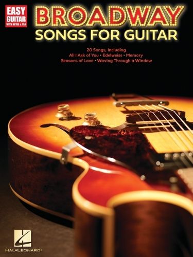 Cover image for Broadway Songs for Guitar