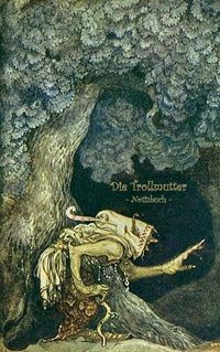 Cover image for Die Trollmutter - Notizbuch (Trolle und Goblins)