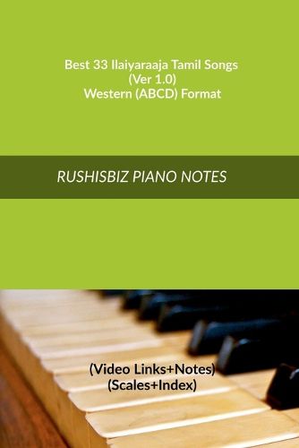 Cover image for Best 33 Ilaiyaraaja Tamil Songs (Ver 1.0) - Western (ABCD) Format