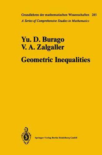 Cover image for Geometric Inequalities