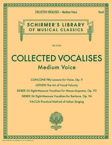 Cover image for Collected Vocalises: Medium Voice