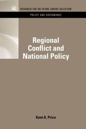 Cover image for Regional Conflict and National Policy