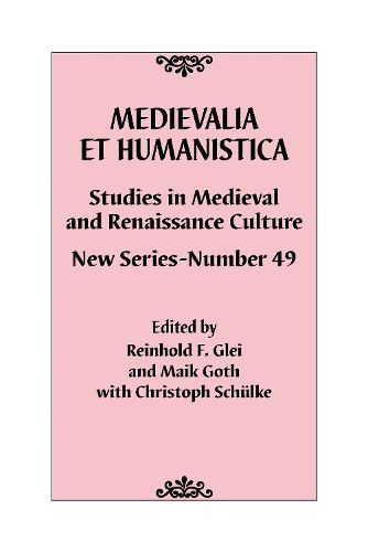 Cover image for Medievalia et Humanistica, No. 49