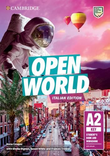 Cover image for Open World Key Student's Book and Workbook with ebook: Italian Edition