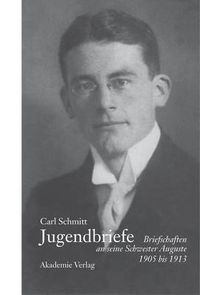 Cover image for Carl Schmitt - Jugendbriefe