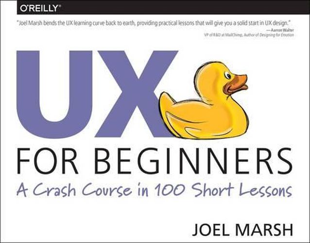 Cover image for UX For Beginners: A Crash Course in 100 Short Lessons