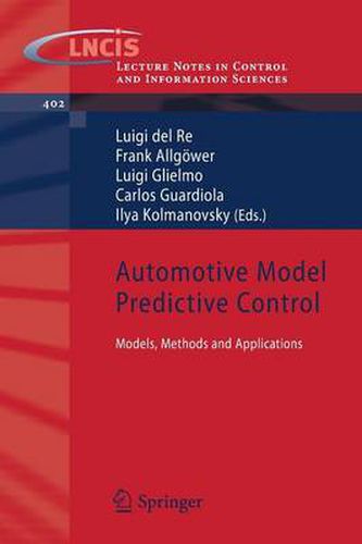 Cover image for Automotive Model Predictive Control: Models, Methods and Applications