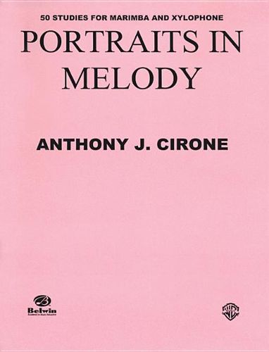 Cover image for Portraits in Melody: 50 Studies for Marimba and Xylophone