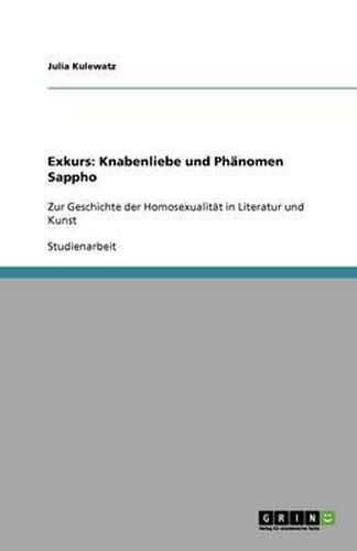 Exkurs: Knabenliebe und Phanomen Sappho