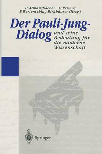 Cover image for Der Pauli-Jung-Dialog und seine Bedeutung fur die moderne Wissenschaft