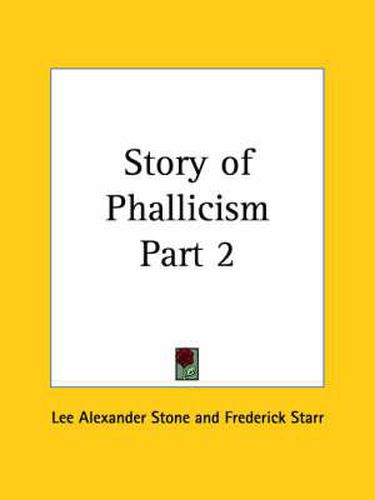 Cover image for Story of Phallicism Vol. 2 (1927)