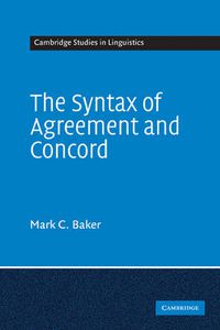 Cover image for The Syntax of Agreement and Concord
