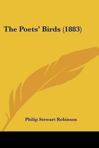 Cover image for The Poets' Birds (1883)