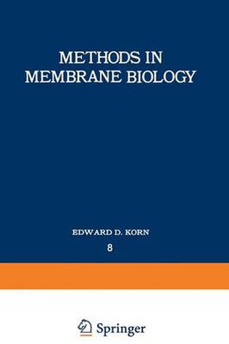 Cover image for Methods in Membrane Biology: Volume 8