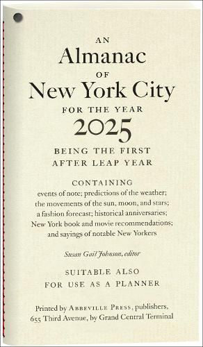 Cover image for An Almanac of New York City for the Year 2025