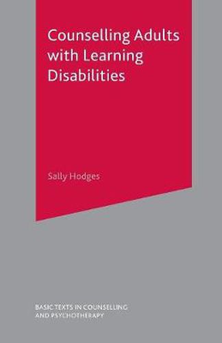 Cover image for Counselling Adults with Learning Disabilities