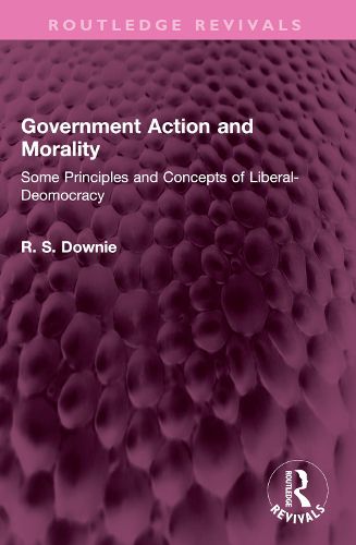 Cover image for Government Action and Morality