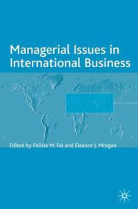 Cover image for Managerial Issues in International Business