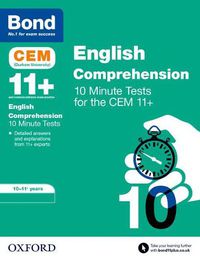 Cover image for Bond 11+: CEM English Comprehension 10 Minute Tests: 10-11 Years