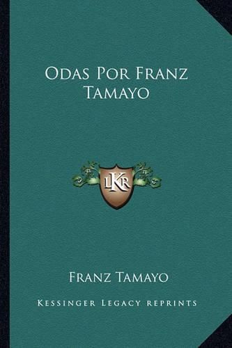 Cover image for Odas Por Franz Tamayo